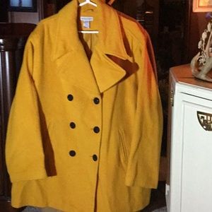 GORGEOUS GOLD AND BLACK Jacket, sz 24 wool/poly